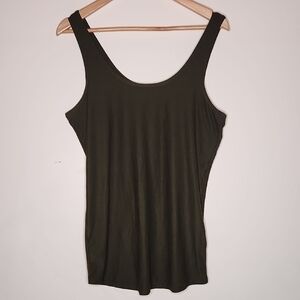 No Boundaries Olive Green Sleeveless Top